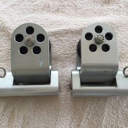 Schaefer  Twin Sheet Lead Block Silver For 1 1/4” Track