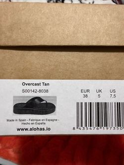 Women Soft Leather Flip Flops Size 7.5
