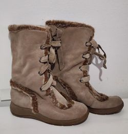 Aerosoles SZ 6 Suede Leather Boots GUC