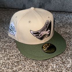 Anaheim angels fitted hat size 7 1/4