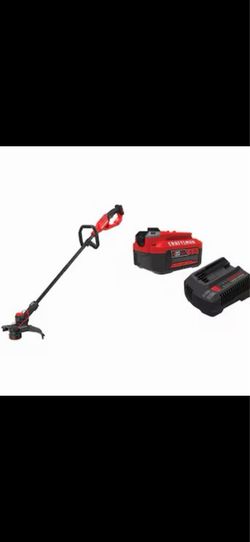 CRAFTSMAN V20 20-Volt Cordless 13-in String Trimmer Kit with 5.0Ah Lithium-Ion Battery and Charger