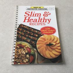 BEST OF FAVORITE RECIPES - SLIM AND HEALTHY - 1992 