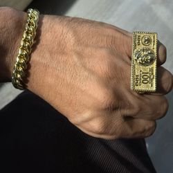100 Bill  Double Ring 