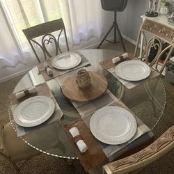 Dinning Set for 4 And 3 Tall Chairs 3 