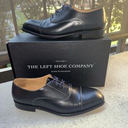 Luxury Black Oxford Dress Shoes – The Left Shoe Company – Made to Measure
