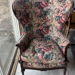 Vintage Floral Chair circa 1930’s