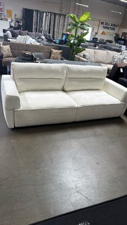 $599 White Sofa Sleeper - Style by Day, Comfort by Night