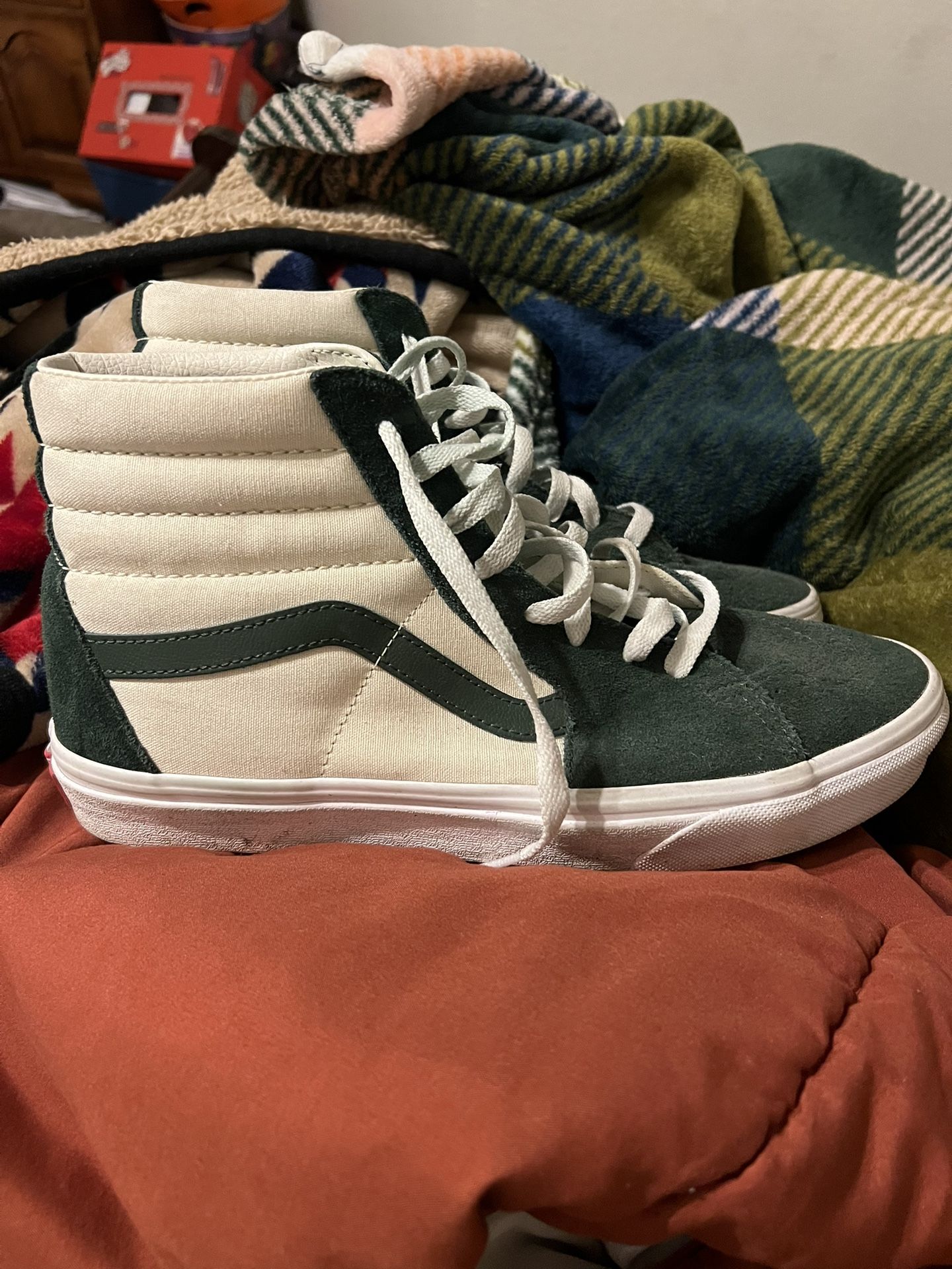 Sk8 Hi Vans Green