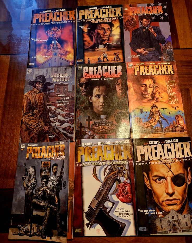 PREACHER Complete Series Volumes 1-9