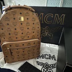 MCM Stark Backpack In Visetos