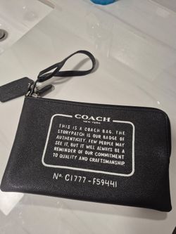 Coach Storypatch Wristlet.  New. Never used.