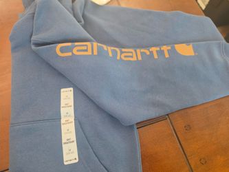 Carhartt Kids Knit Sweatshirt Hoodie – Blue – Size Medium (10/12) – New