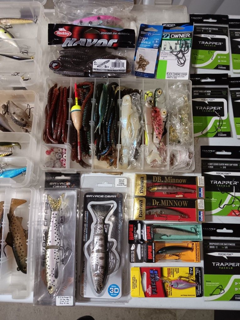 Fishing Lure Bundle Rapala, Savage Gear, Daiwa, Berkley 