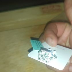 SS Moissanite Ring Size 8