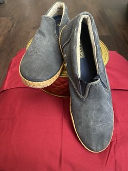 SPERRY TOP SIDER Boat Shoes Men’s Size 12M Canvas Blue Slip-On 