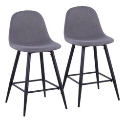 🪑 2-Pc Pebble Counter Stools — $125 🪑