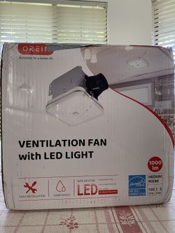 Bathroom Ventilation Fan With Led Light