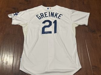 Los Angeles Dodgers Zack Greinke Autographed Jersey