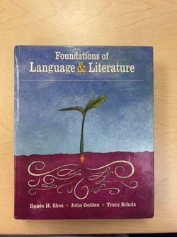 “Foundations of Language & Literature” textbook