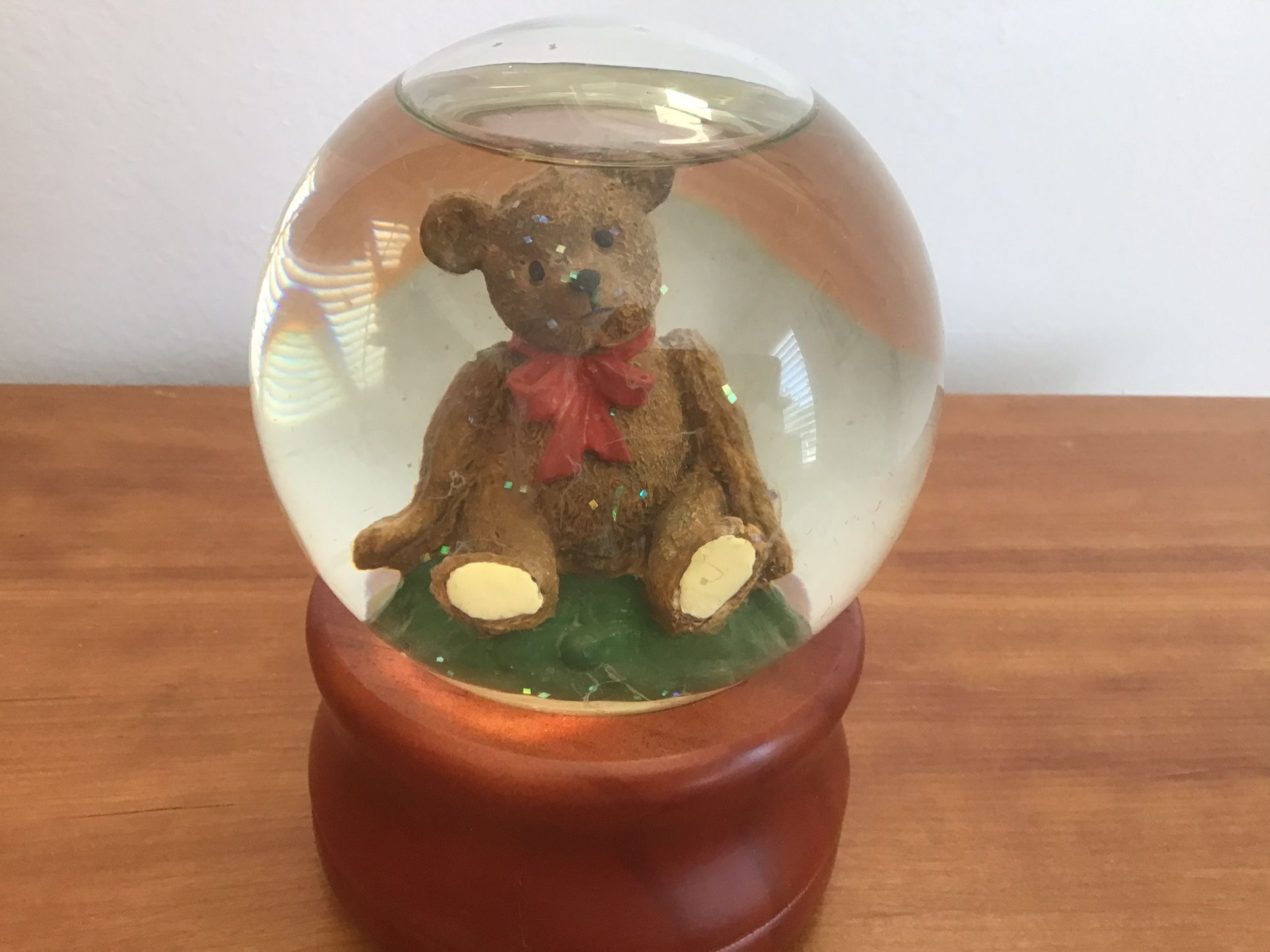 Teddy Bear Musical Globe