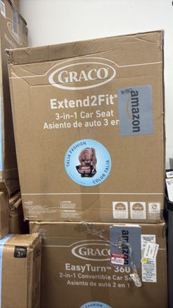 Extended to fit three and one car seat