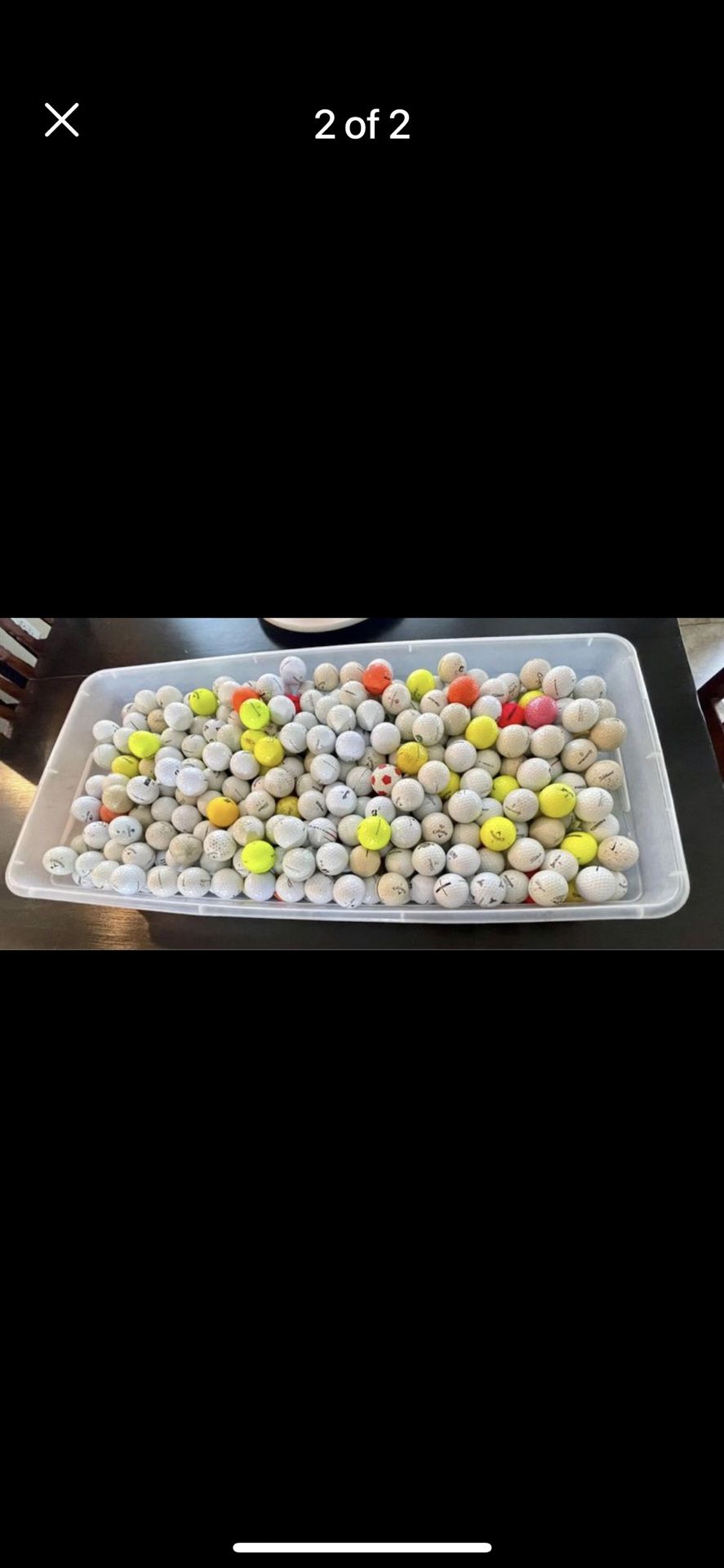 Recycled Golf Balls (Excellent Condition).  .50 Cents Each.  Over 500 Available. 