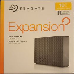 Seagate 10TB Expansion Desktop External Hard Drive (New/Unopened) $250 OBO
