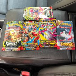 Pokémon Cards 5 Packs 