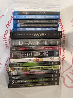 Blu-Ray and DVD Lot - Movies and TV Series