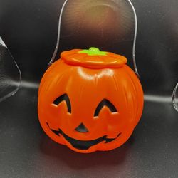 Plastic mold Jack O Lantern Pail Small Size