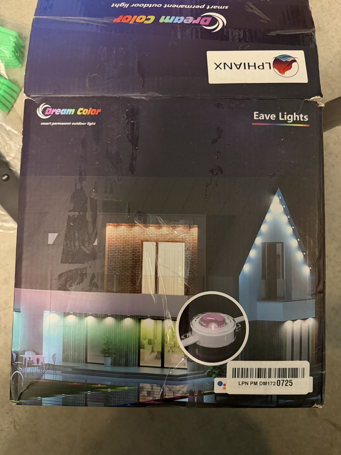 Permanent Outdoor Lights, 100ft with 80 LED Lights