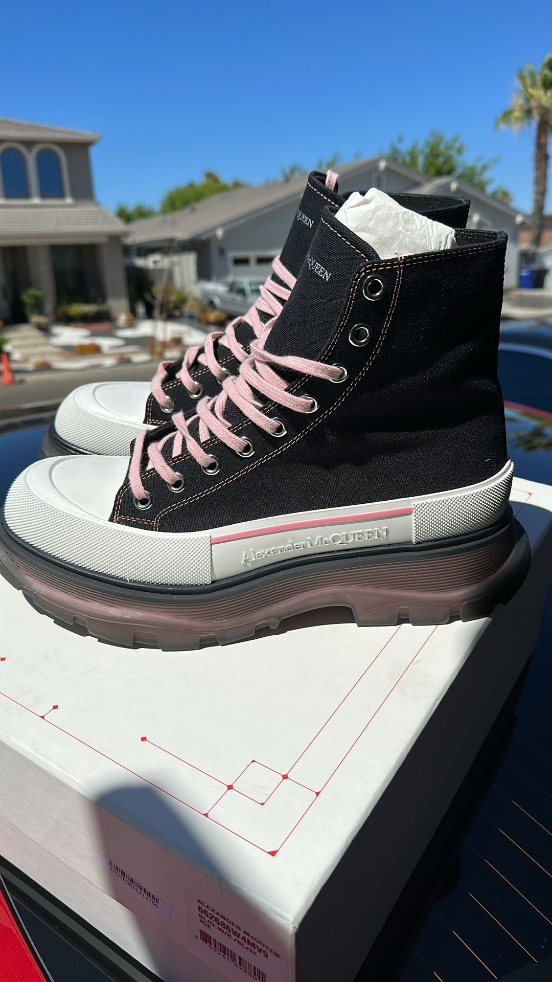 Alexander McQueen High Top Boots