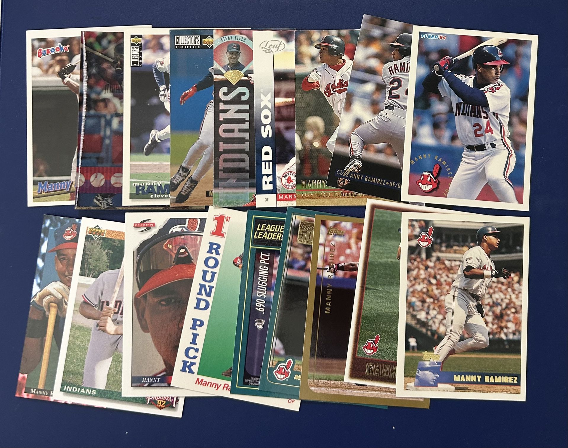 Manny Ramirez Rookie Baseball Card Lot 