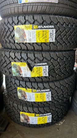 31X10.50/15 Atlander New Tires Set Of 4 Installed And Balanced Set De 4 Llantas Instaladas Y Balanceadas