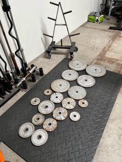 Standard Weights with Weight Stand 270lb total