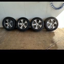 Full Set Of Ram 1500 Lariat Wheels And Michelin Tires for Sale