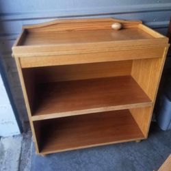 Oak Crib And Changing Table