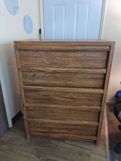 Solid Oak Dresser