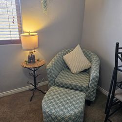  Chair And Ottoman
