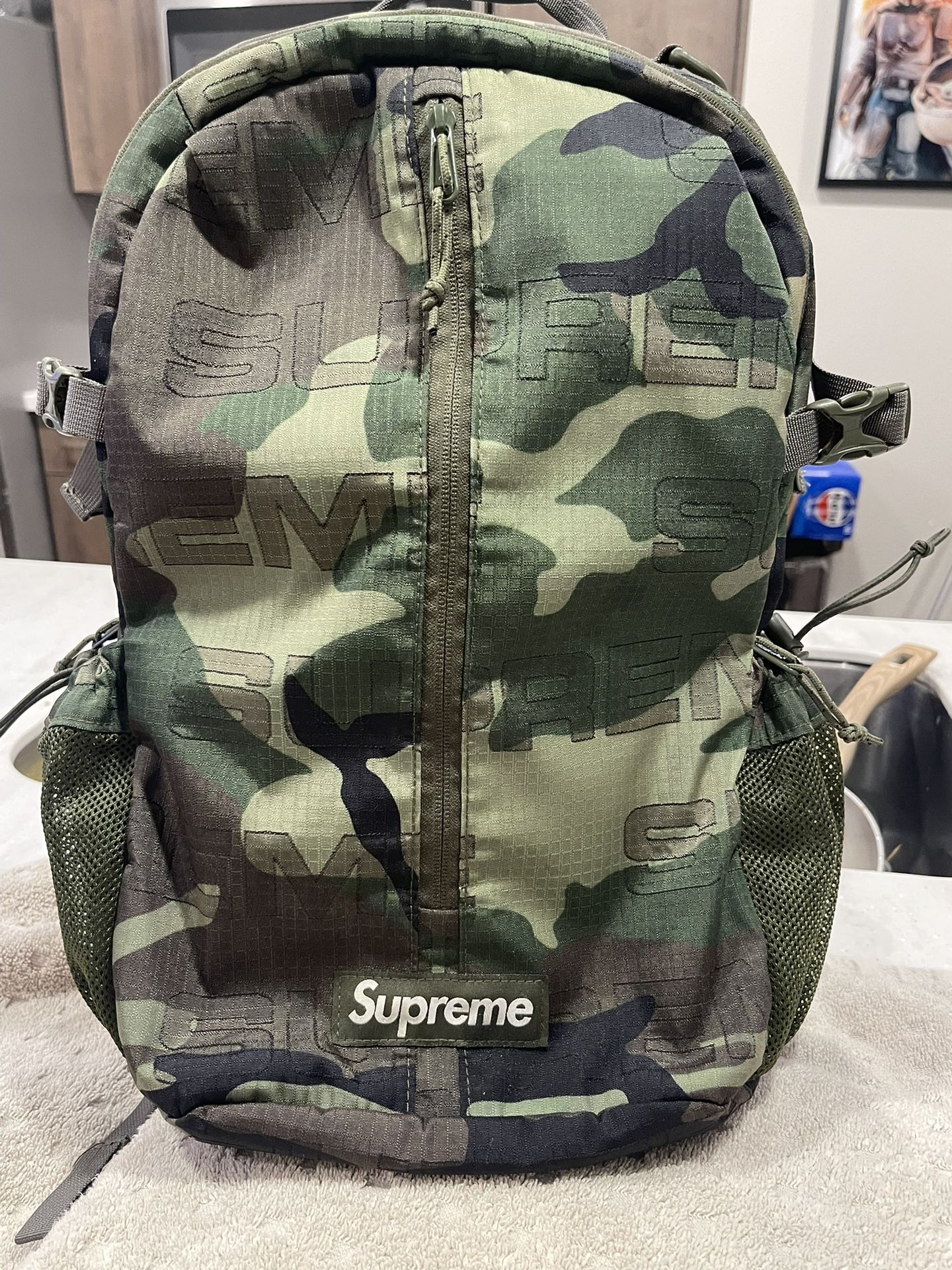 Supreme Backpack Fw21 green