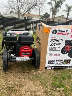 Powerwasher
3100 PSI 2.4 GPM Cold Water Gas Pressure Washer with 163cc Engine