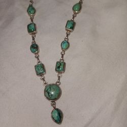 Turquoise Sterling Necklace