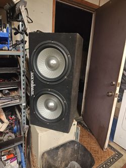 12" subwoofer combo with amp