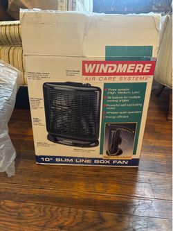 Windmere 10” slim fan