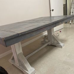 Pottery Barn Dining Table Rustic 