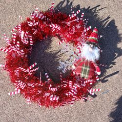 Santa Clause Christmas Wreath 