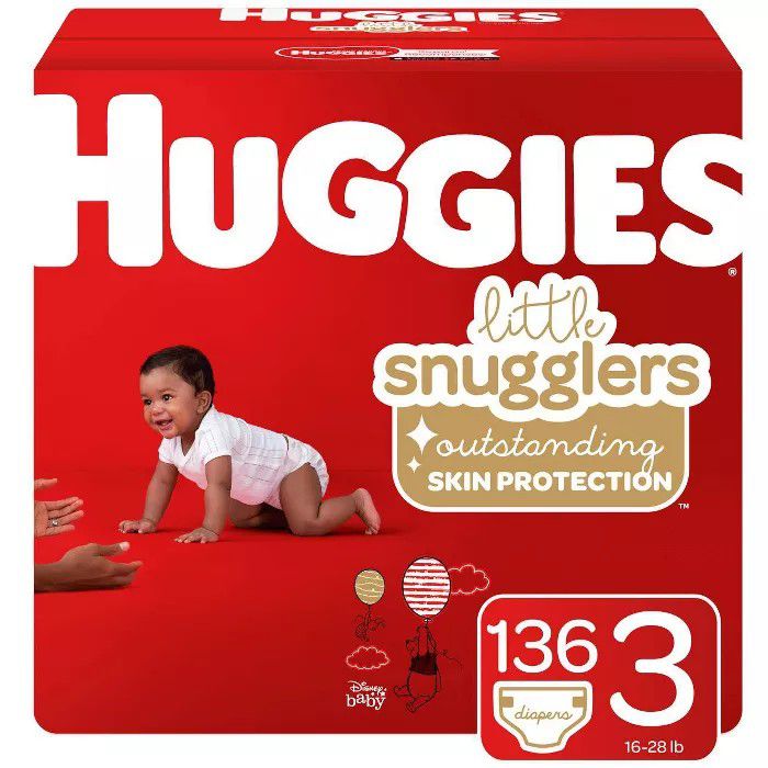 Huggies Lil Snugglers big box Diapers *Never Opened*