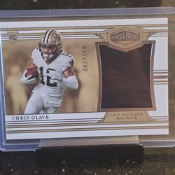 2022 Panini Chris Olave Rookie Jersey Patch