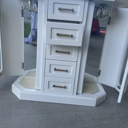 Joyero Con Cajoncitos Con Espejo