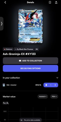 Pokémon Ash-Greninja-EX XY133 PSA GRADE 10